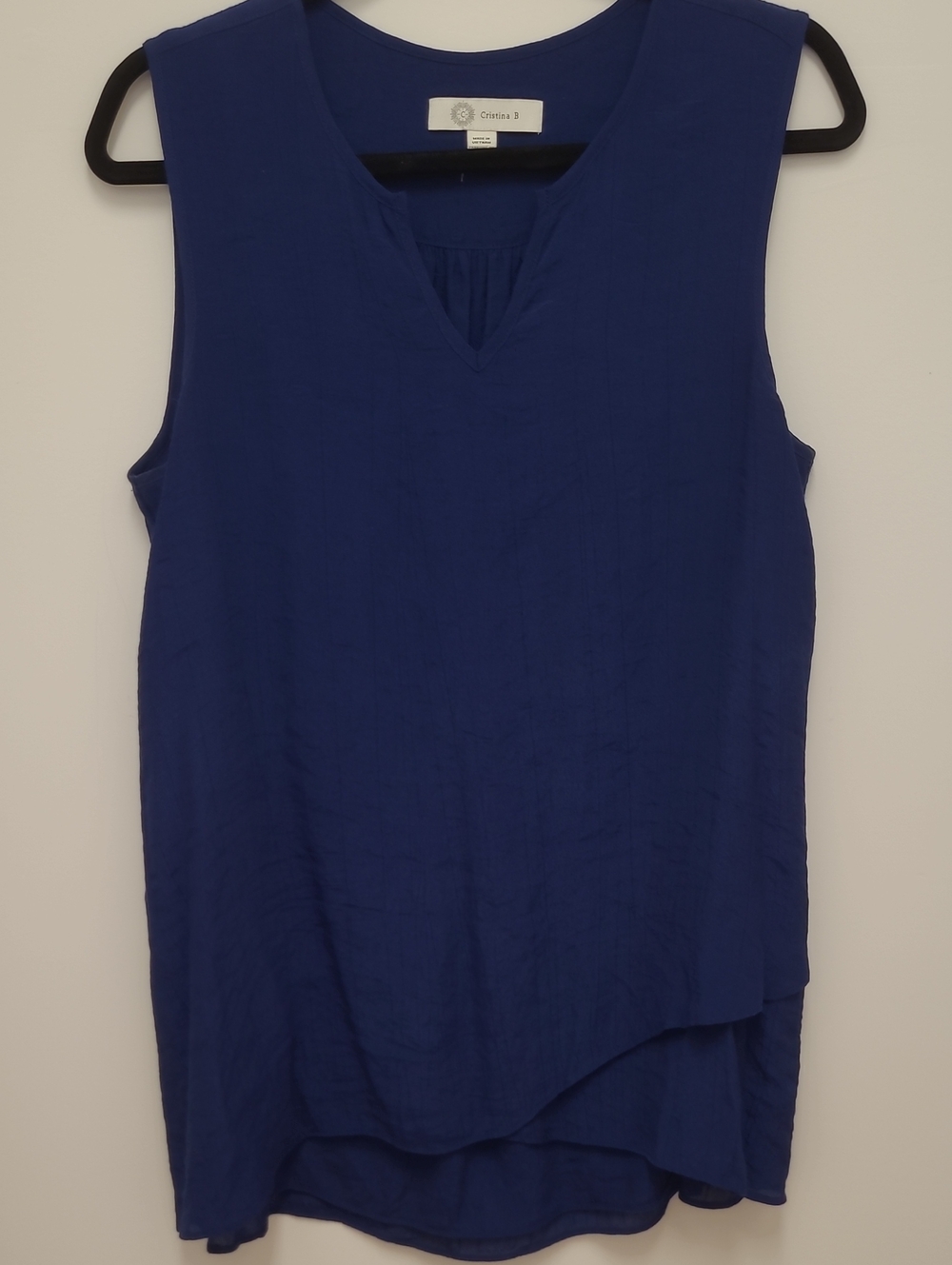 Royal Blue Sleeveless V-Neck Camisole